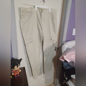 Men's Relaxed Fit Jeans - Cream Size 48
